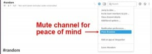 How to Mute Slack Channels