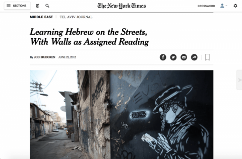 streetwise hebrew okdork nytimes